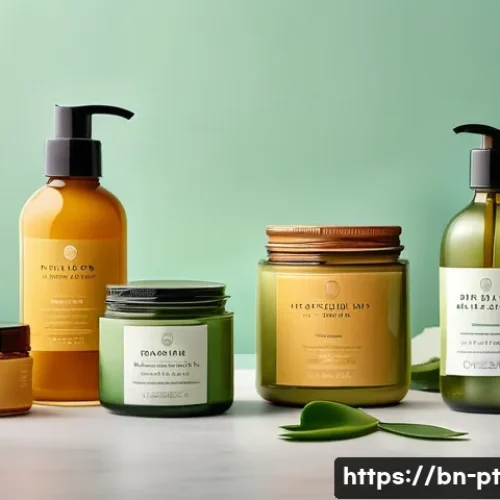 Home 7 한방 화장품의 가격대별 소비자 선호도 - A serene, minimalist skincare product display featuring a variety of affordable and premium lightwei...